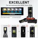 2Pcs H11 H8 H9 160W LED Fog Light Bulbs Car Driving Lamp DRL 6500K HID OZ