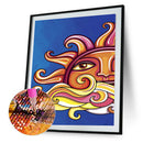 5D Diamond Painting Sun DIY Full Round Drill Rhinestone Wall Craft Home Art