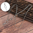 Statement Punk Rock Metal Chain Necklace Simple Choker Hip hop Men JewelryGift3C