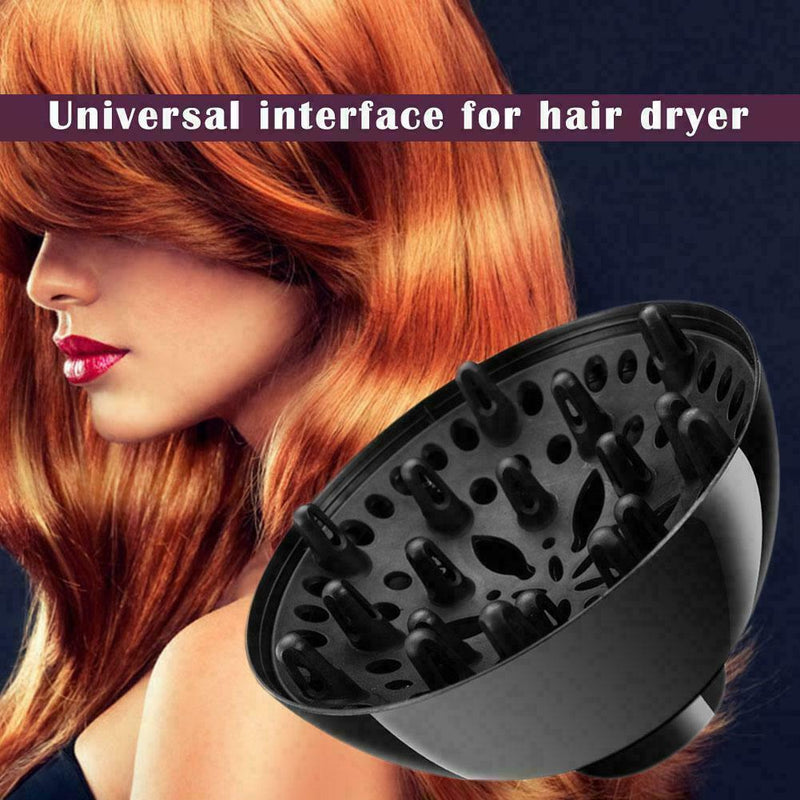 Hair Dryer Diffuser Salon Attachment Blower Nozzle Washable For Home Tool K1O6