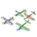 12PCS Foam Glider Prop Flying Gliders Plane Aeroplane Kids Children DIY ToyTO