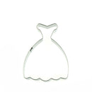 party princess dress shape cookie cutter fondant cake sugarcraft mold decor LJ