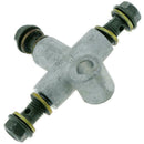 3 Way T Piece Brake Tee With 3 Male Nuts Short Union M10 3/16" New Metric P J7E3