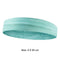 Sports Elastic Breathable Headband Gym Fitness Yoga Sweatband (Green) A