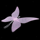 2pcs Girls Glitter Pink Butterfly Wing Fairy Princess Party Fancy Dress Gift