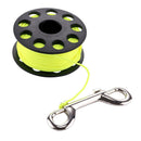 Underwater Marine Buoy Rope Coil Floating Reel Scuba Spool with Clip 30m length