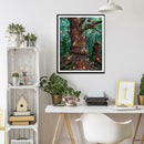 5D DIY Full Drill Diamond Painting Cross Stitch Embroidery Kit (Retro Tree)