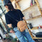 Girl Mini Backpack Women Fur Ball Winter Velvet Shoulder Bag(Khaki)