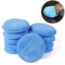 Microfiber Wax Applicator Pad 5" Ultra soft with Finger Pocket Polish for Wax 3c