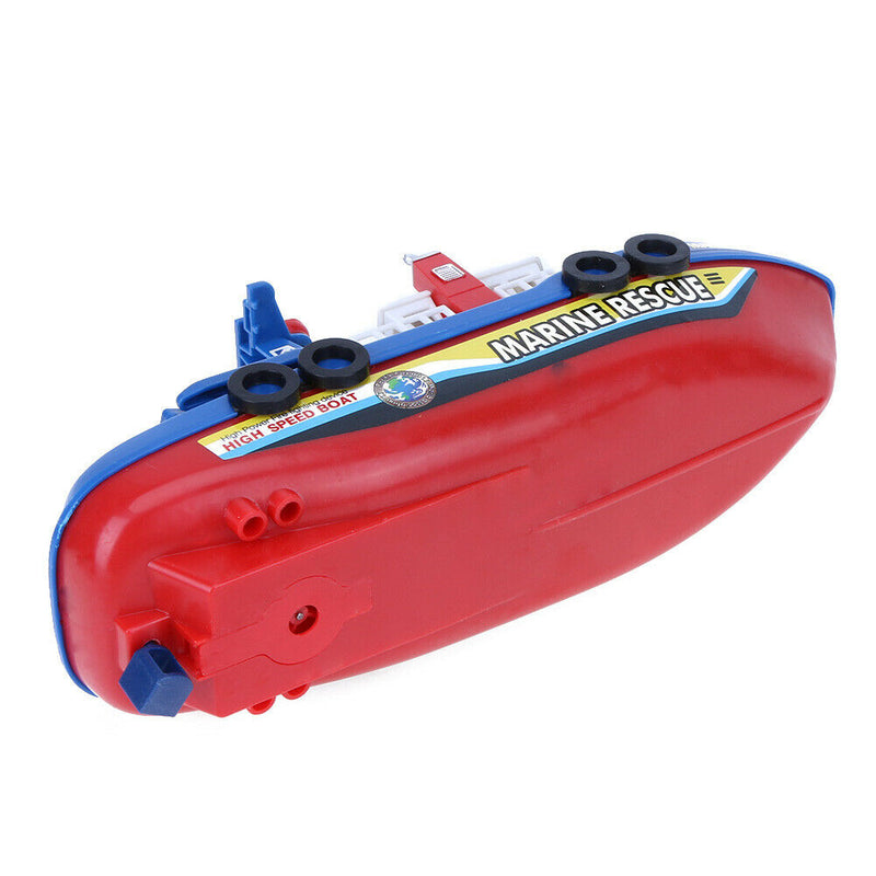 Kids Electric Ship Fire Boat Water Spray Music Sound Light Educational Toys