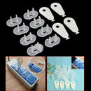 24x Baby Toddler Clear 2 Pin Electric Outlet Safety Cover Protective Plug Guard