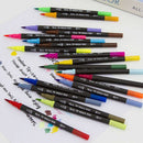 24-Color Barreled Pen, Painting Art Marker Pen, Watercolor Brush Brush, Cal