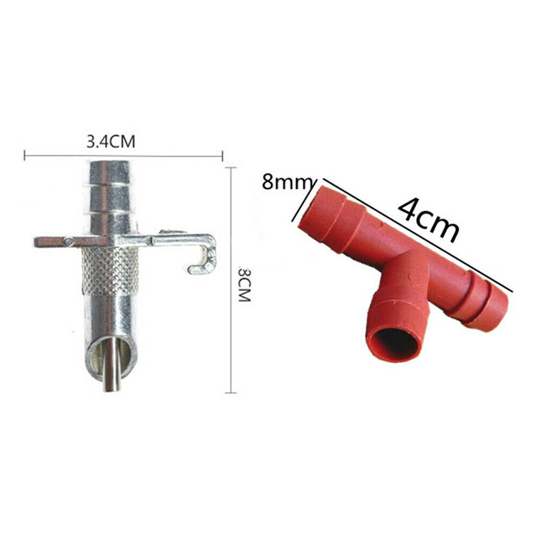 10/Pack Durable Automatic Water Nipple Drinker Feeders for Rabbit Bunny Guinea