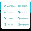 A6 Sports Ture Wireless Bluetooth 5.0 TWS Earphone Earbuds LCD Power Display .
