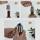 Stainless Steel Reusable Vacuum Red Wine Stopper Bar Wine Cork Bottle Plug