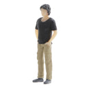 1:64 Figures Diorama Repair Factory Middle-aged Uncle Both hands in pocket
