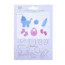 Silicone Clear Baby Stamp Metal Cutting Dies Stencil Frame Scrapbook Album Gift