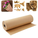 20M Brown Kraft Paper Roll for Wedding Birthday Party Gift Wrapping Craft P B4Z3