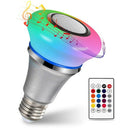 Bluetooth Light Bulb Speaker 6W E27 White RGB Changing Smart LED Lamp Wirel