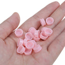 100Pcs Grafting Pink Glue Cup Eyelash Extension Gel Remover Tattoo Contain- OZ
