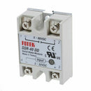 Single Phase Solid State Relay DC-DC SSR-40DD 40A DC3-32V DC5-60V White+SilvF5U5