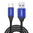 USB Type C Data Sync Fast Charging Cable for Android blue