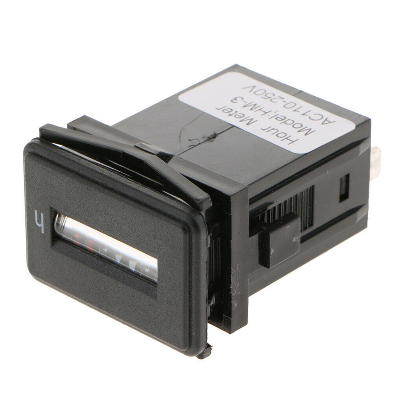 Mechanical Hour Meter Gauge Professional Engine Hourmeter AC110-250V for Boat