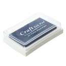 Blue Ink Pad Inkpad Rubber Stamp Finger Print Craft Non-Toxic Baby Safe
