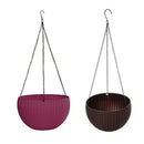 2pcs Creative Plastic Flowerpot Wall Hanging Basket Indoor Outdoor Landscape