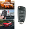 Car Remote Key Shell 3 Button Flip Folding Key Case Blank for Audi A3 A4 A6 A