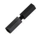 300pcs M3 Nylon Hex Screw Nut Spacer Standoff Varied Length Assortment Blac I3M6