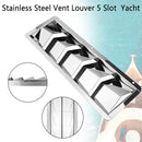 Vent Louver Caravan Hardware 5 Slot Boat Marine Stainless Steel Ventilators Air