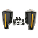 1 Pair 7/8" Universal Motorcycle Scooter Hand Guards Handguard Black