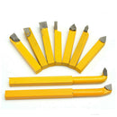 9pcs 8mm YW1 Alloy Carbide Brazed Tipped Lathe Tools Turning Milling Weldi PCY