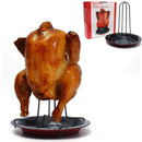 Kitchen BBQ Tools Chicken Duck Holder Rack Non Stick Carbon Steel Grilling S Ew