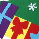 DIY Felt Christmas Tree Set with Ornaments for Kids Xmas Gifts Door Wall Ha