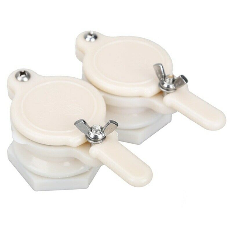 2pcs Nylon Honey Gate Valve Honey Extractor Honey Tap