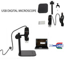 Digital USB Microscope 50X~500X Electronic Microscope 5MP USB 8 LED Digital