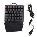 K106 Wired 36 Keys Mechanical Usb Ergonomic Single Hand Keypad Gaming Keybo