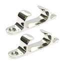 2Pcs 150mm Marine 316 Stainless Steel Straight Bow Chock for Boats Sailing Line