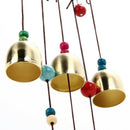 Lucky Elephant Wind Chimes Outdoor Windbell Copper Chinese Knot Beads Chris I9J6