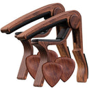 Woodgrain Guitar Capo for Acoustic Guitar, Ukulele, Electric Guitar, Bass a