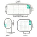 3PCS Embroidery Hoop Frame Set for Brother PE-500 PE-400D HE-240 LB-6700 In