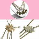 5x Puzzle Piece Jigsaw Necklace Set Heart Friendship Best Friends Sisters