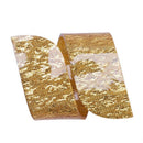 12Pcs Golden Napkin Rings Beauty Special Irregular Plastic Napkin Holder Fo K9R1