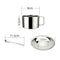 Stainless Steel Coffee Tea Mug Cup Set Camping Travel Outdoor Drinking Picnic