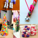 Kids Art Pipe Cleaners Handmade Pompoms Assortment Craft Supplies Set