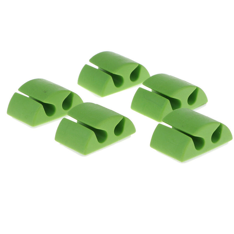 5 Pieces Wire Cord Clip Cable Line Holder Organizer Adhesive Clamp