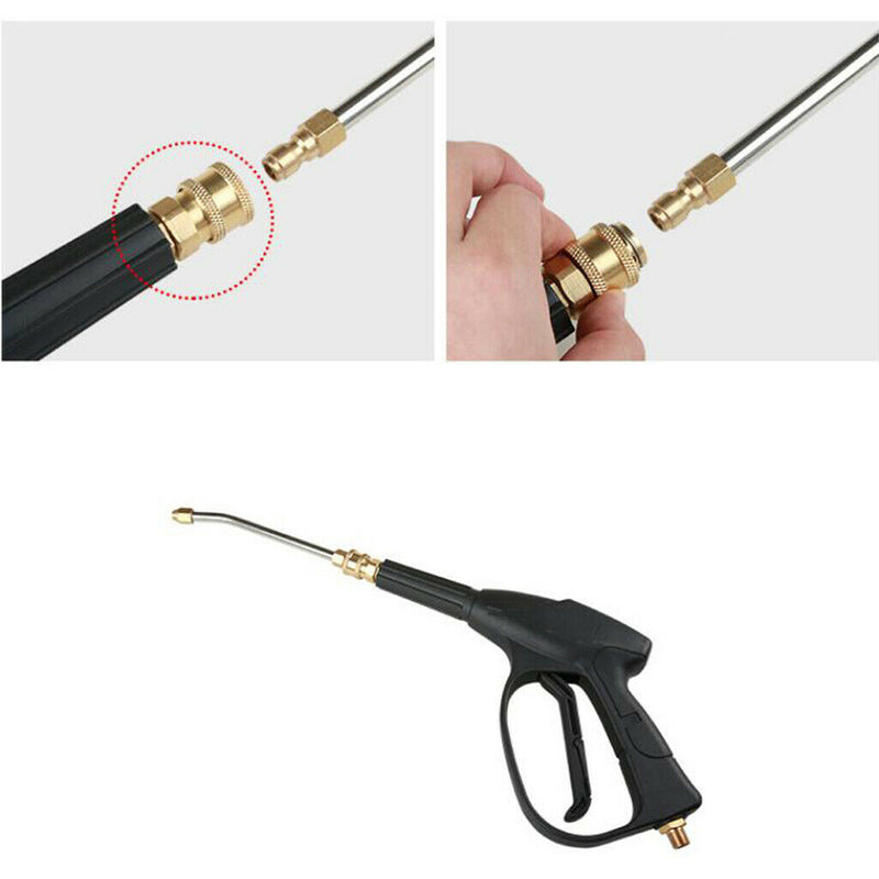 3pcs Pressure Washer Nozzle Angled Lance Spray Wand 1/4'' Quick Release