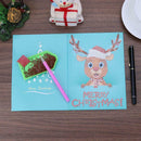 5D DIY Diamond Painting Christmas Greeting Cards Cross Stitch Embroidery (C